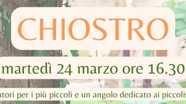 inaugurazione chiostro