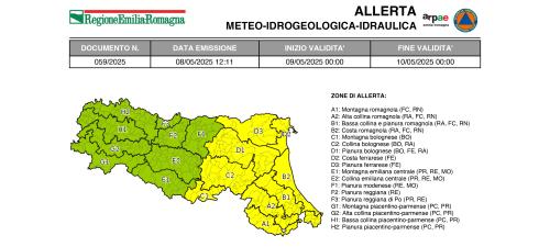 allerta 59/2025