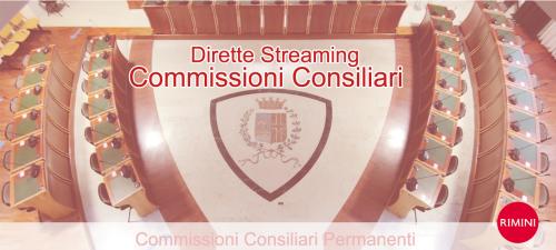 STREAMING COMMISSIONI CONSILIARI PERMANENTI