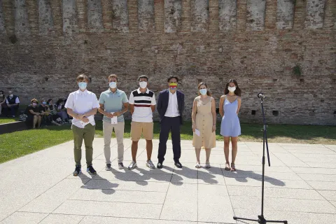 premiazione supermaturi piazza Francesca da Rimini