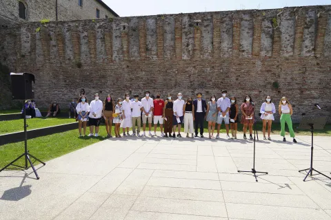 premiazione supermaturi piazza Francesca da Rimini