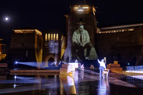 spettacolo apertura Fellini Museum