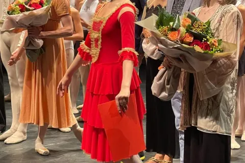 in rosso la riminese noemi canini