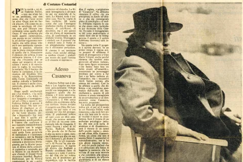 amarcord raccontato dalla stampa dell'epoca