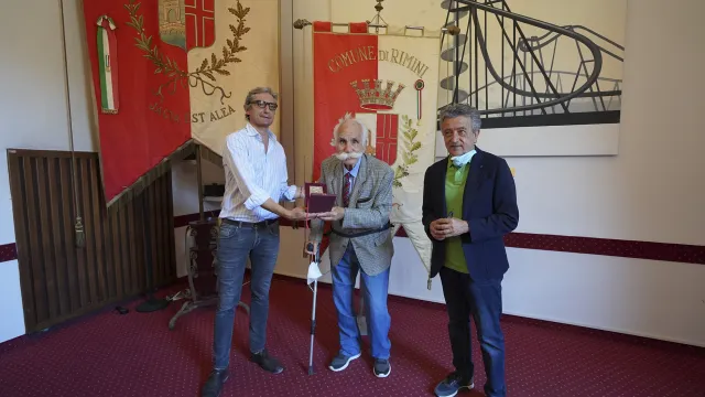 Italo di Fabio ricevuto in residenza comunale