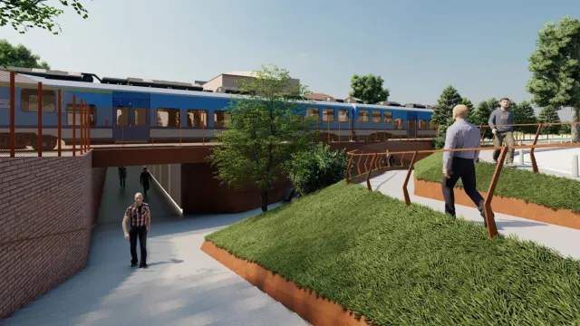 rendering sottopasso