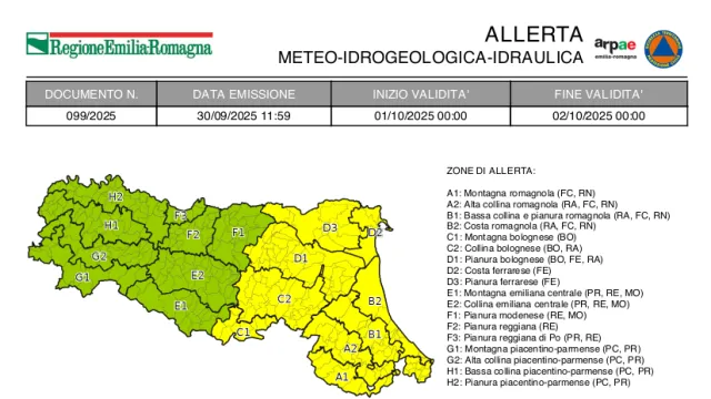 Allerta n.99 del 2025