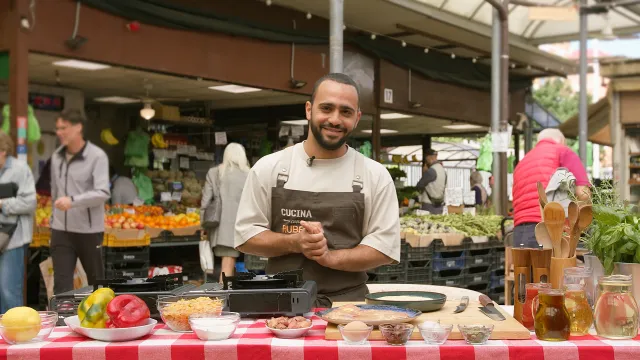 al Mercato Coperto le riprese di “Cucina al mercato con Ruben”