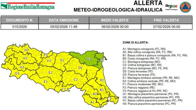 Allerta Meteo 15/2026