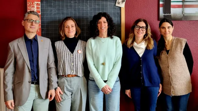 Yuri Bautta LAV, Domiziana Illengo LAV, la Vicesindaca Chiara Bellini, Rossana Salimbeni e Miriam Perchinunno servizi educativi