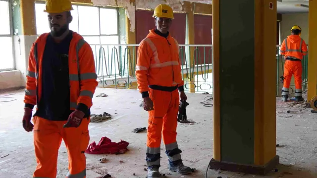 Prime operazioni all’Ex Colonia Enel: iniziato l’allestimento del cantiere