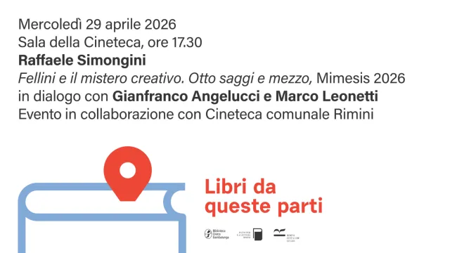 Libri da queste parti: mercoledì 29 aprile Raffaele Simongini