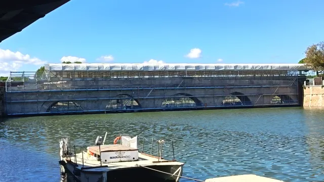 Ponte di Tiberio, i lavori di restauro alla fase di rifinitura