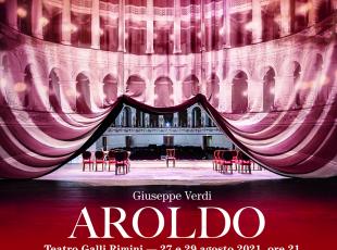 teatro Galli - manifesto dell'Aroldo