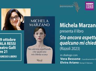 Presentazione del nuovo libro della scrittrice e filosofa Michela Marzano