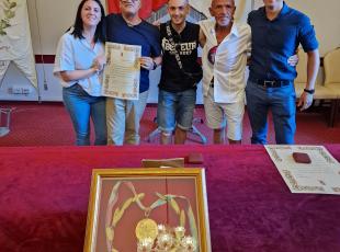 premiati dal comune i fratelli stecca