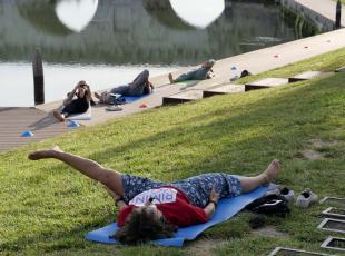 yoga al ponte di tiberio