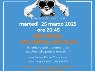 educare verbo plurale 25 marzo